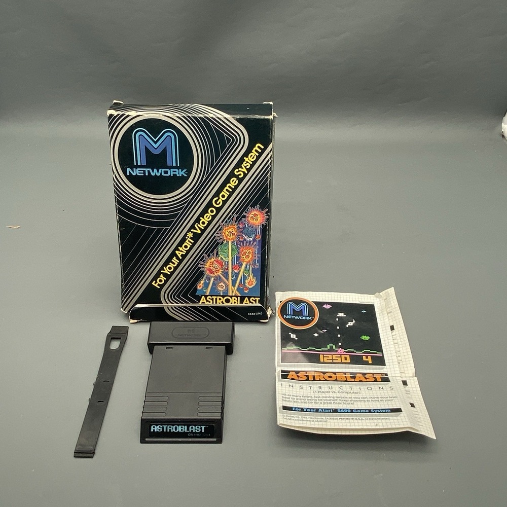 Armor Ambush (Atari 2600, 1982) By M Network Box & Cartridge